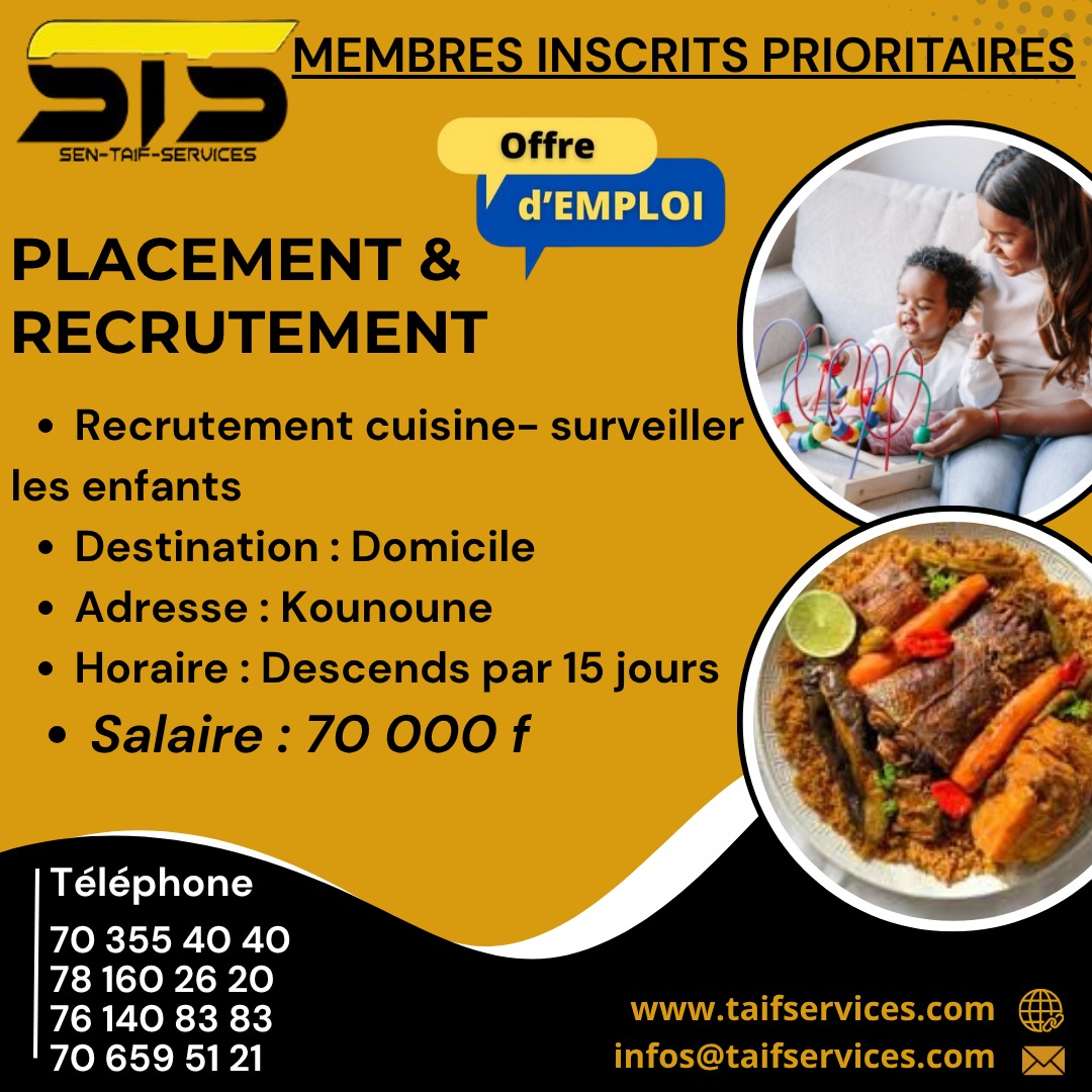 Offre d'emploi