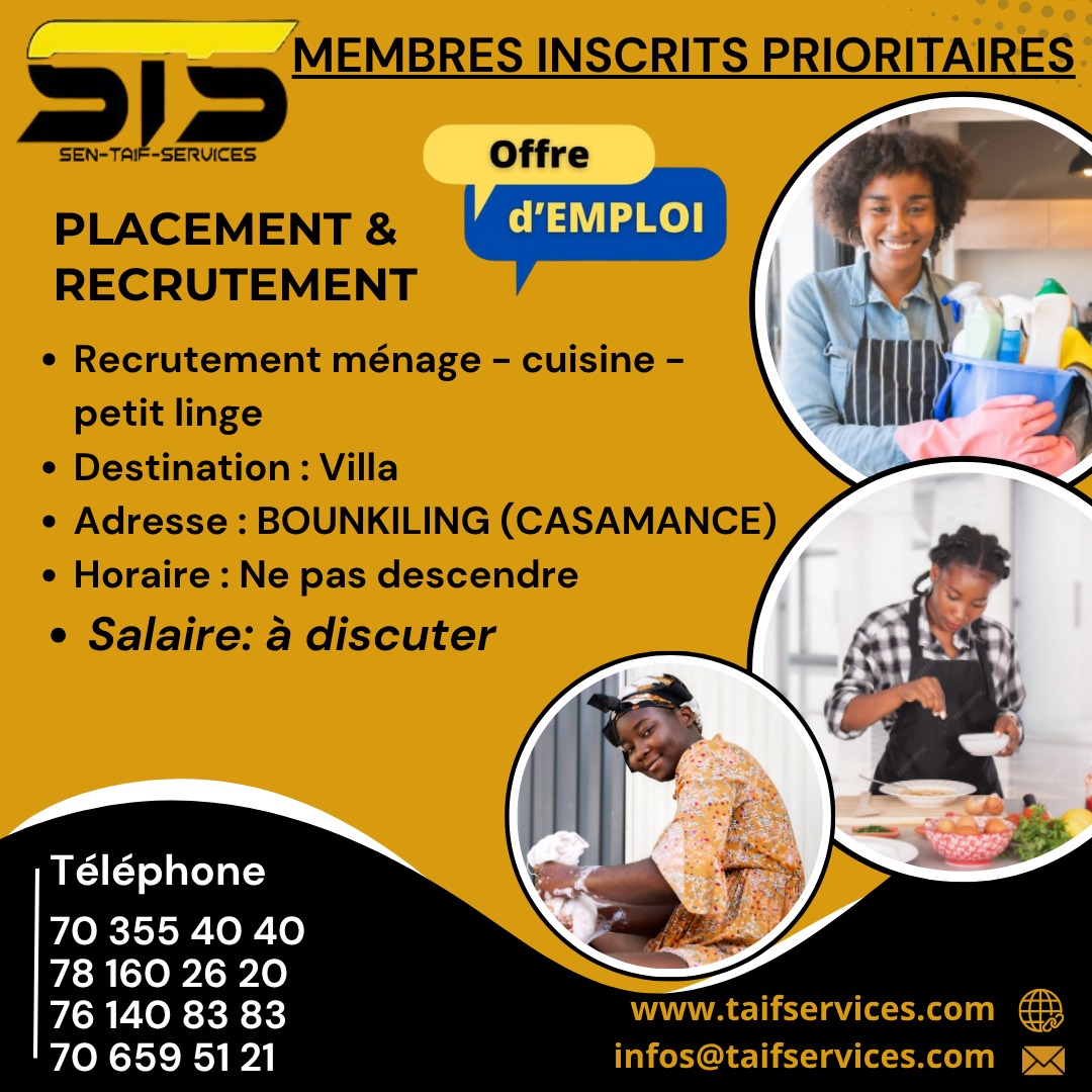 Offre d'emploi