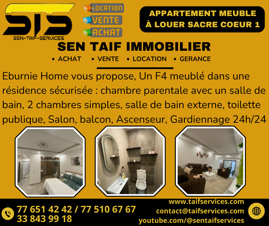 Appartement Meublé à Sacré Coeur 1